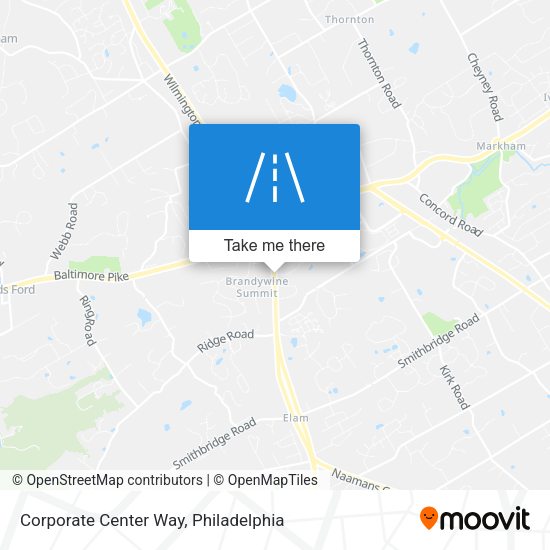 Mapa de Corporate Center Way