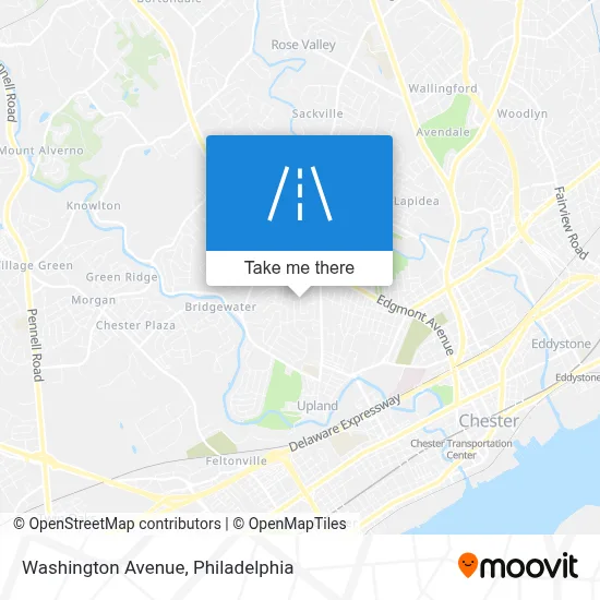 Washington Avenue map