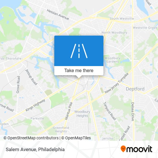 Salem Avenue map