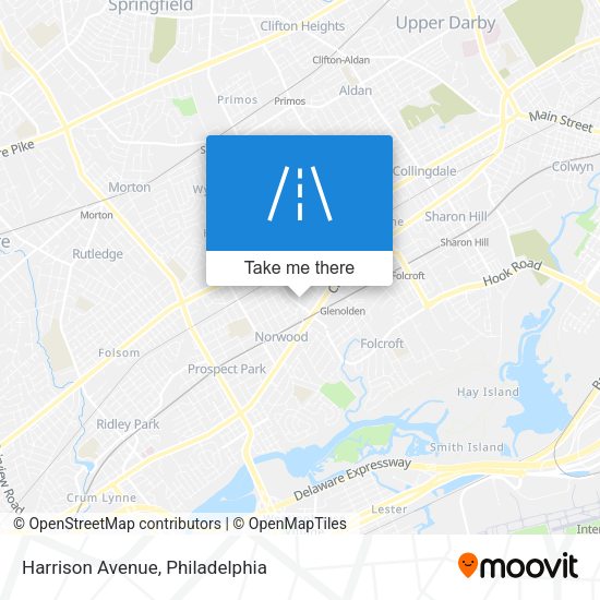 Mapa de Harrison Avenue