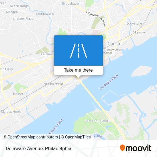 Mapa de Delaware Avenue