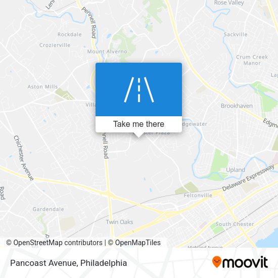 Pancoast Avenue map