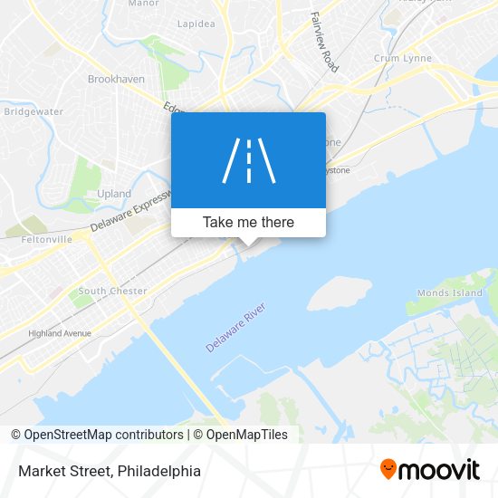 Mapa de Market Street