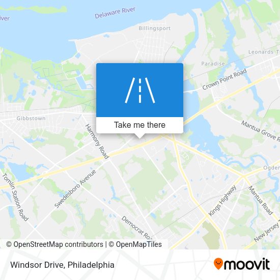 Mapa de Windsor Drive