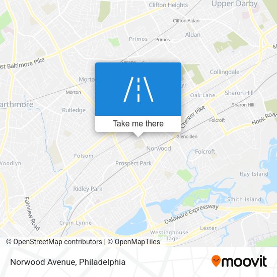 Mapa de Norwood Avenue