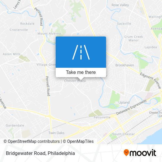 Bridgewater Road map