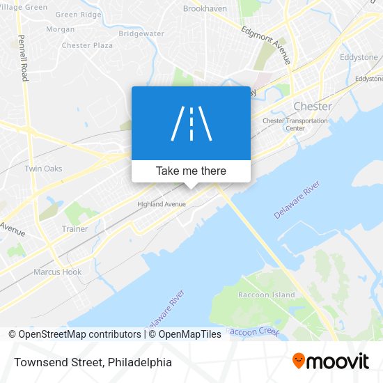 Mapa de Townsend Street