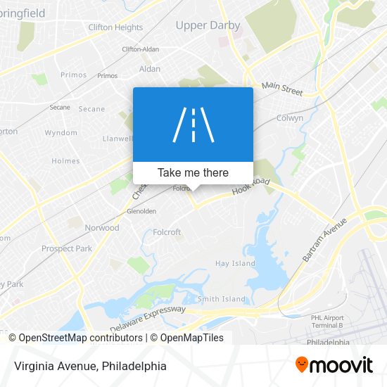 Virginia Avenue map