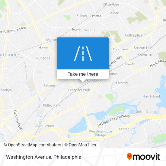 Washington Avenue map
