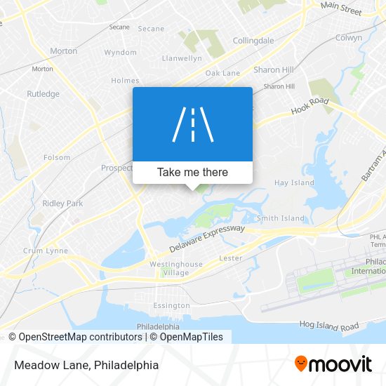 Mapa de Meadow Lane