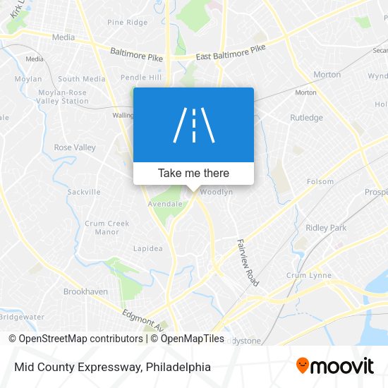 Mid County Expressway map