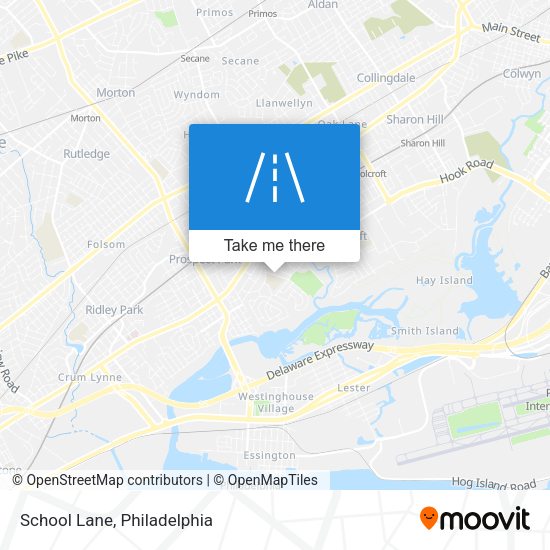 Mapa de School Lane