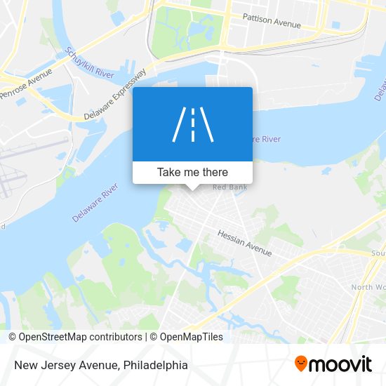 New Jersey Avenue map