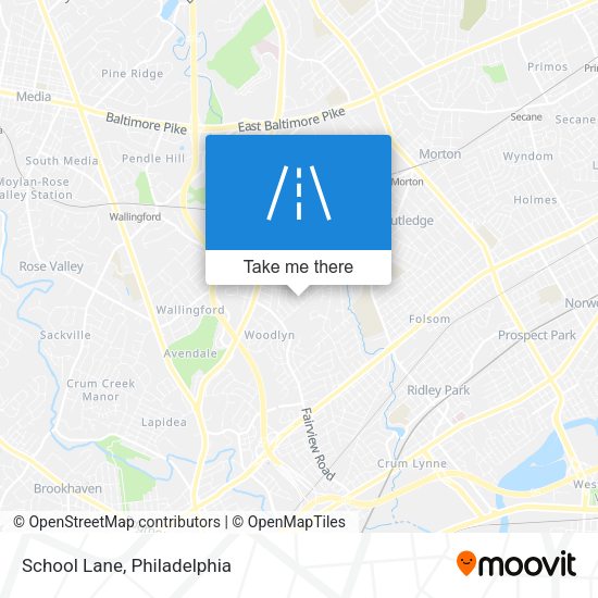 Mapa de School Lane