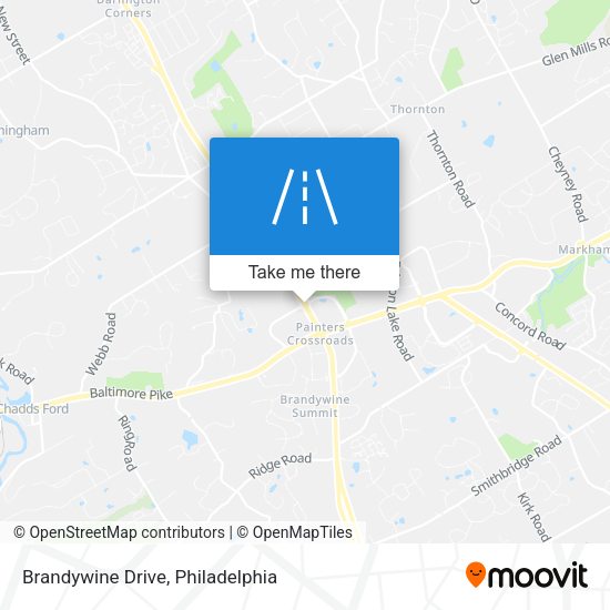 Mapa de Brandywine Drive