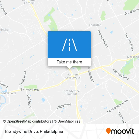Brandywine Drive map