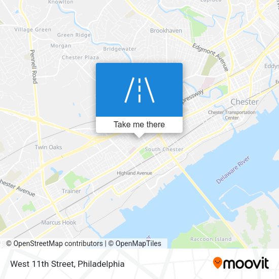 Mapa de West 11th Street