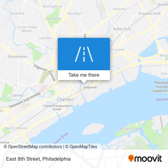 Mapa de East 8th Street