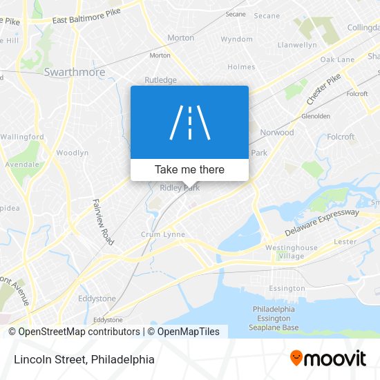 Lincoln Street map