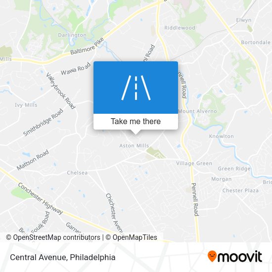 Central Avenue map
