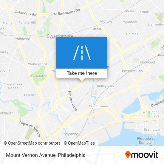 Mapa de Mount Vernon Avenue