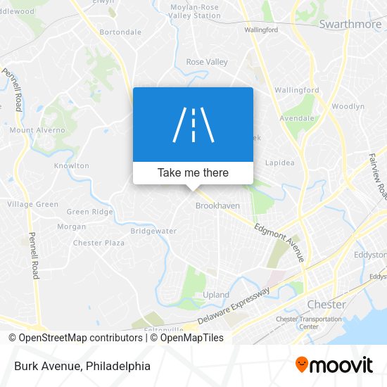 Mapa de Burk Avenue
