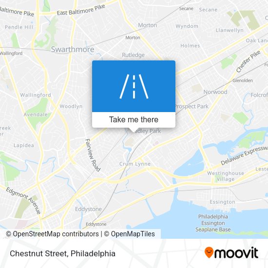 Mapa de Chestnut Street