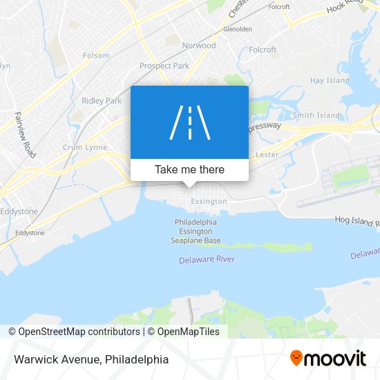 Warwick Avenue map