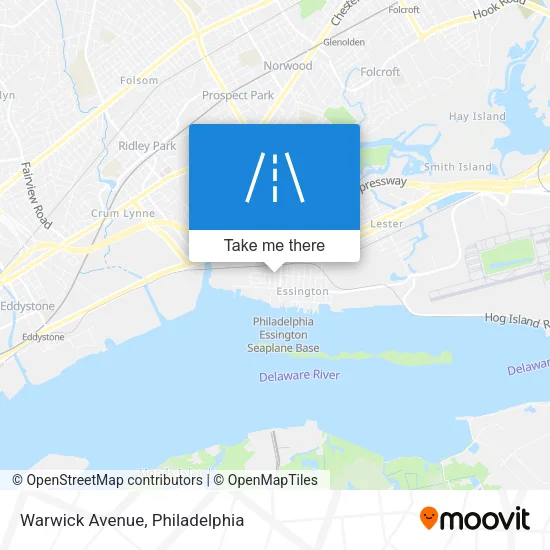Warwick Avenue map