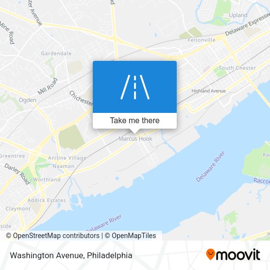 Washington Avenue map