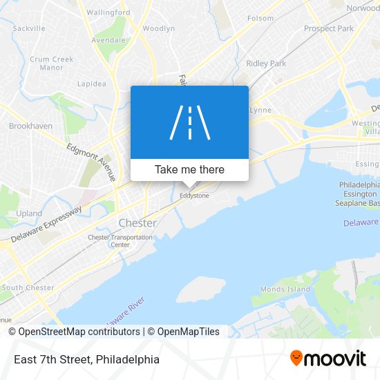 Mapa de East 7th Street