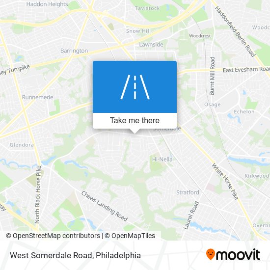 Mapa de West Somerdale Road