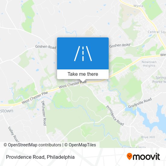 Providence Road map
