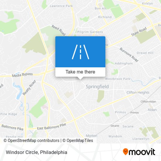 Mapa de Windsor Circle