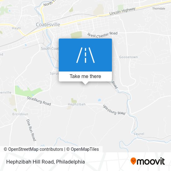 Mapa de Hephzibah Hill Road