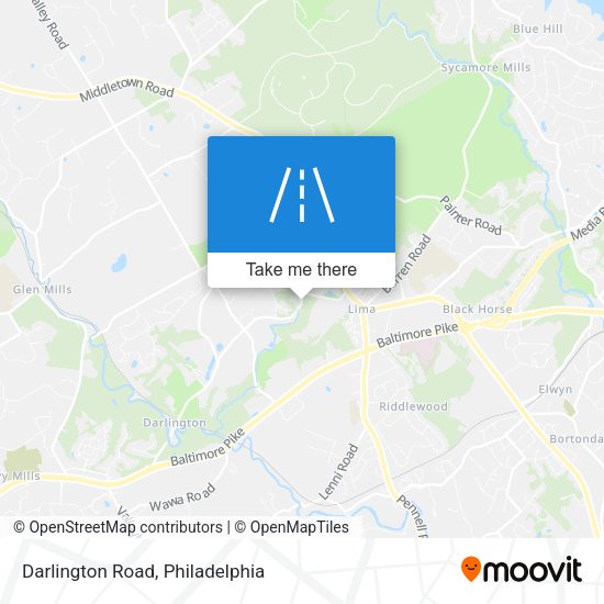 Mapa de Darlington Road