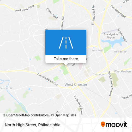 North High Street map