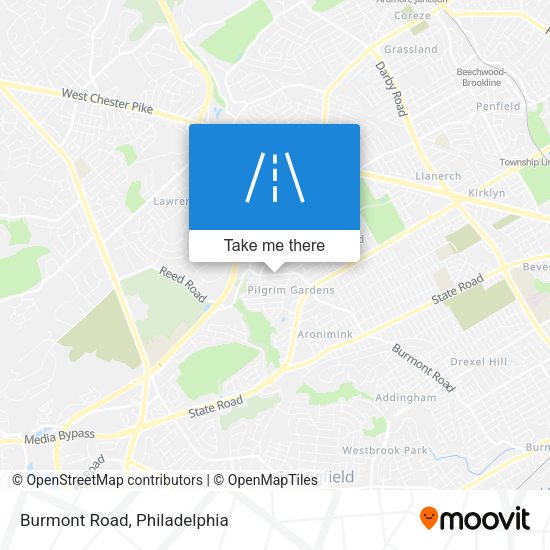 Mapa de Burmont Road