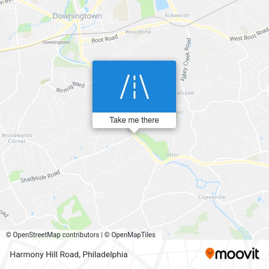 Mapa de Harmony Hill Road