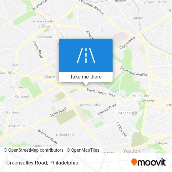 Greenvalley Road map