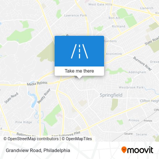 Grandview Road map