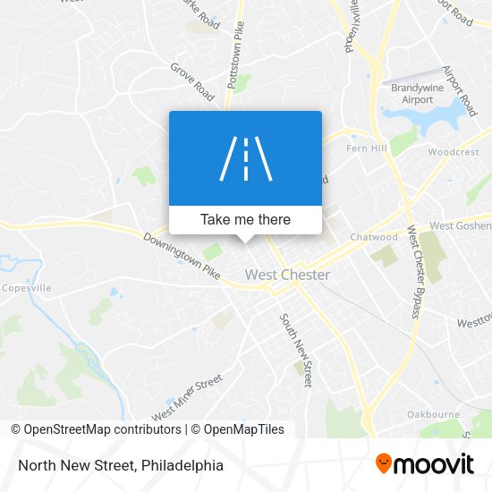 North New Street map