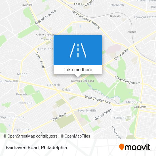 Fairhaven Road map