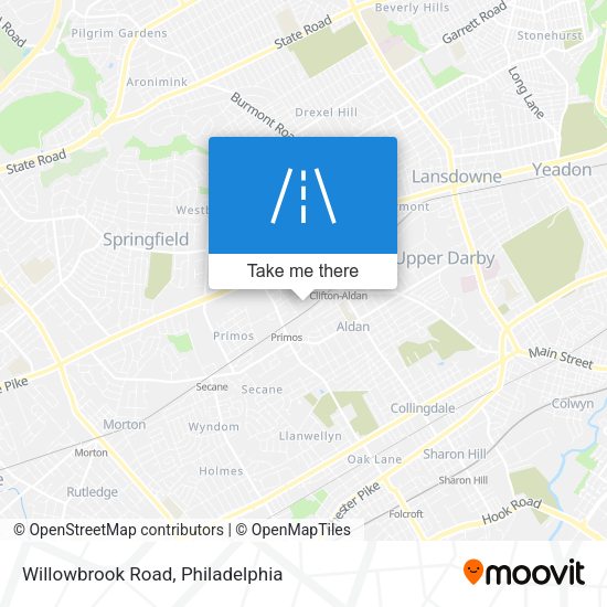 Willowbrook Road map