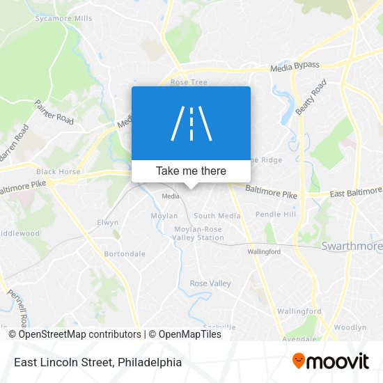 Mapa de East Lincoln Street