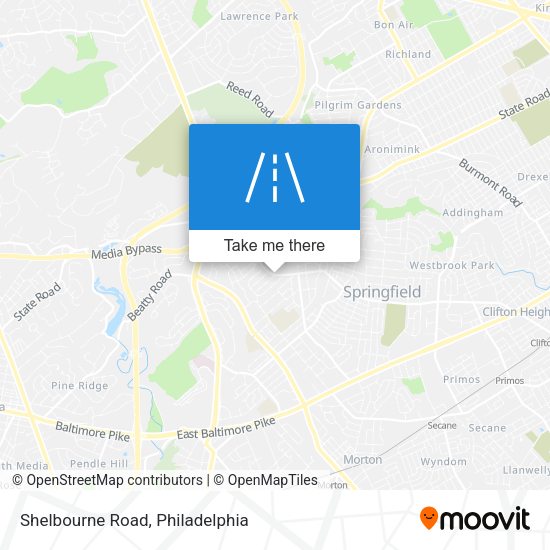 Mapa de Shelbourne Road