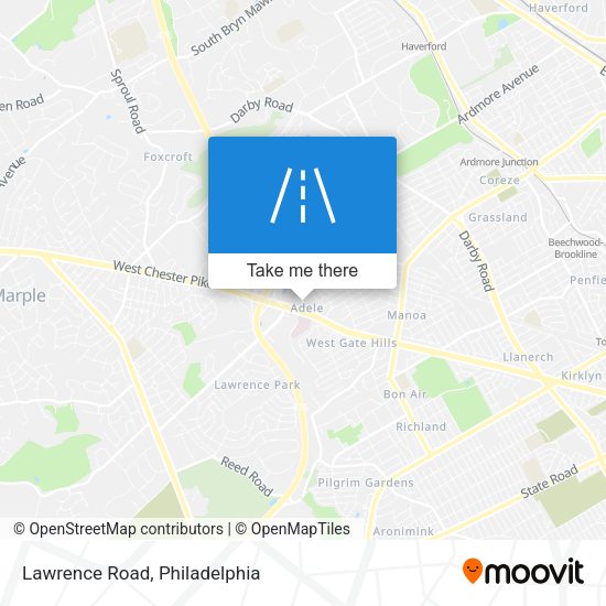 Mapa de Lawrence Road