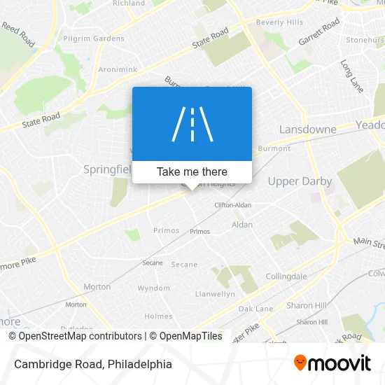 Cambridge Road map