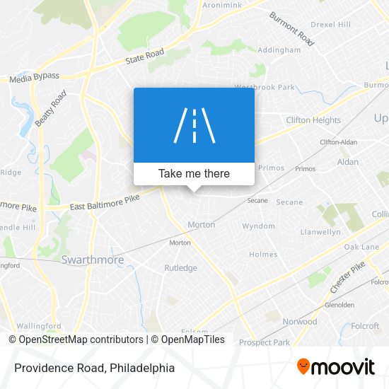 Providence Road map