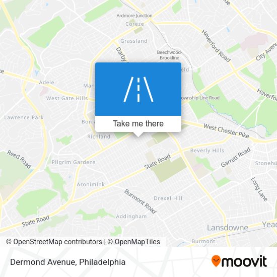 Mapa de Dermond Avenue